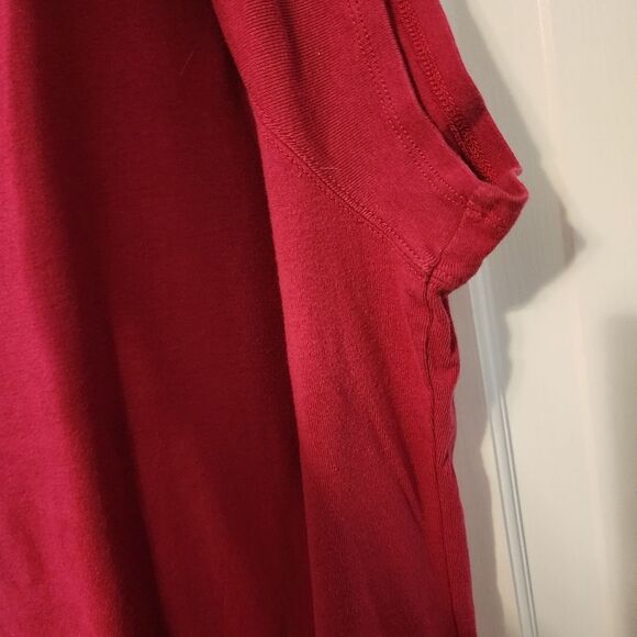 Classic Vneck Tee. Pink. Versatile.  Like New. XL. Croft &‎ Barrow - Picture 4 of 6